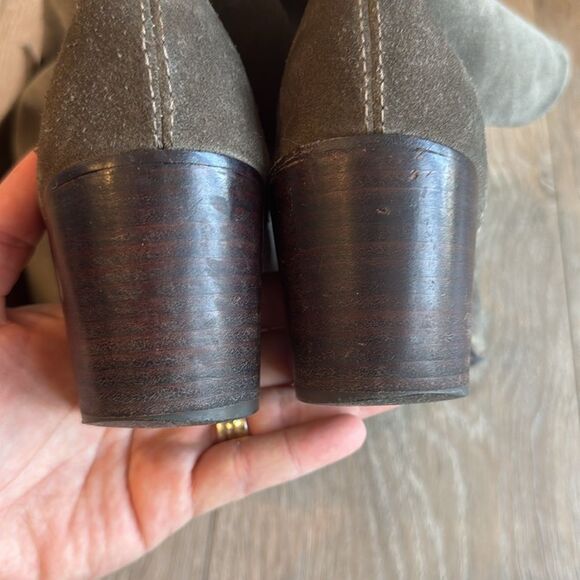 FRYE SUEDE LUCINA SLOUCH BOOT SIZE 7 KNEE HIGH OR OVER THE KNEE EEEUC - Picture 6 of 13
